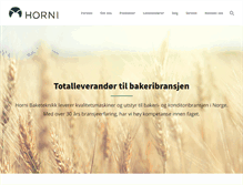 Tablet Screenshot of horni-baketeknikk.no